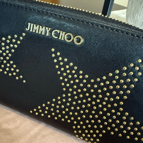 Jimmy Choo Star Motif Long Zip Around Wallet - Picture 4 of 8
